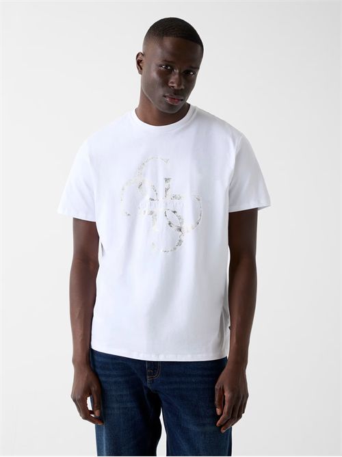 T-shirt con logo stampato GUESS | M6RI03I3Z14/G011